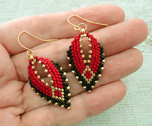 Russian leaf best sale earrings